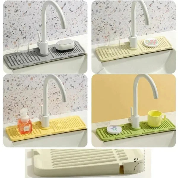 Splash Guard Faucet Mat